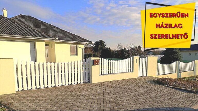 Innovatív műanyag kerítésléc az XXL kerítés kínálatában